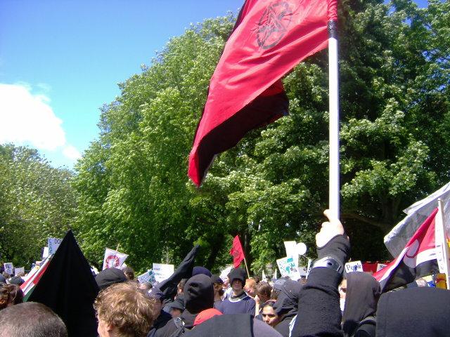 Wederom op de grote demo