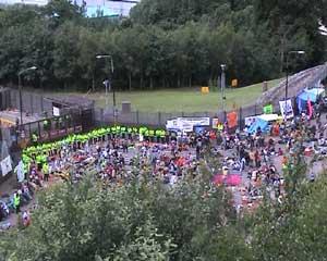 faslane nuclear marine basis blockade