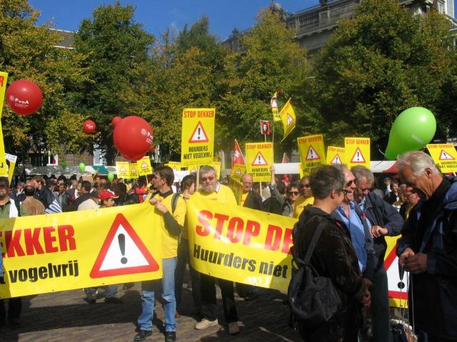 Boze huurders waren talrijk aanwezig