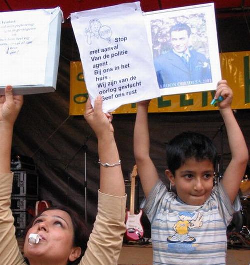 Fotoreportage gemaakt door een asielzoeker uit Iran. 