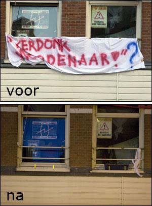 gestolen spandoek