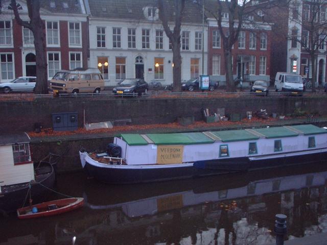 spandoek op boot