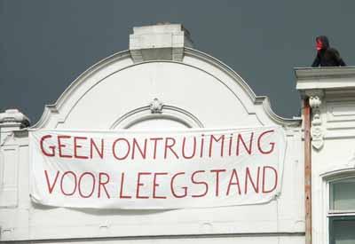 Geen ontruiming voor leegstand