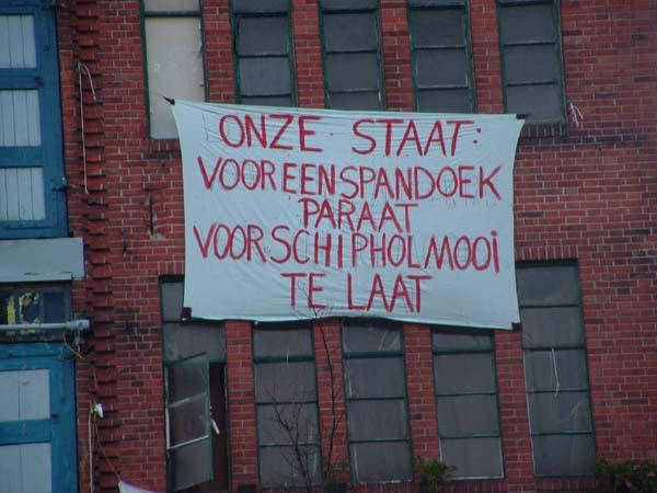 Nieuw spandoek