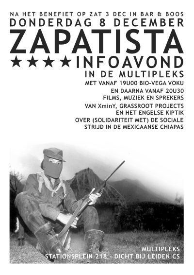 Poster voor de infoavond in de Multipleks