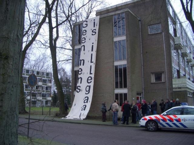 Zijkant flat Kolkakkerweg 4-36 Wageningen