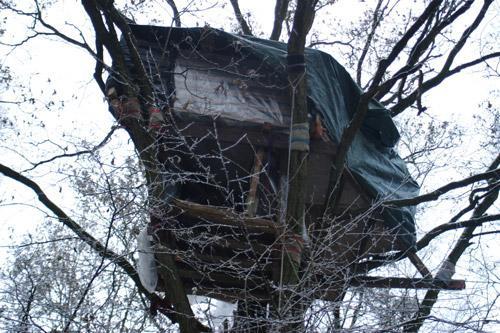 Aktiekamp in de sneeuw