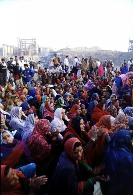 Eerdere bezetting bij de Maheshwar dam in de Narmada vallei