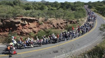 Marcha Oaxaca-D.F.Mexico