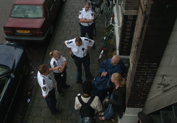 dreigementen en intimidatie van de politie