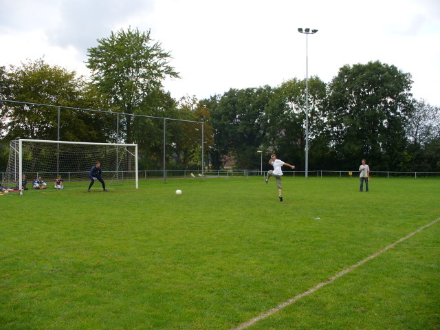 penalty's schieten om in de finale te komen