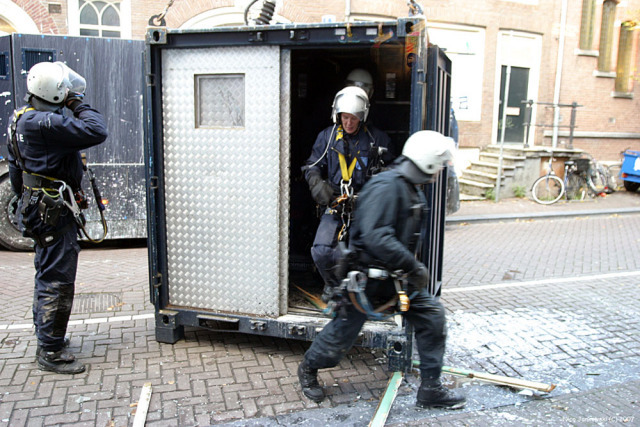 ontruiming kerkstraat 