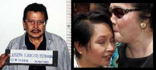 Erap Estrada, Gloria Arroyo, Imelda Marcos.