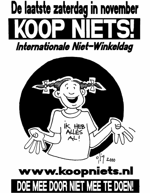 koop niets poster