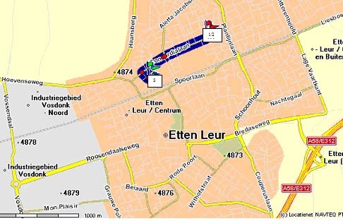 Plattegrond Etten-Leur