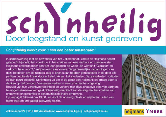 Flyer voor de Opening