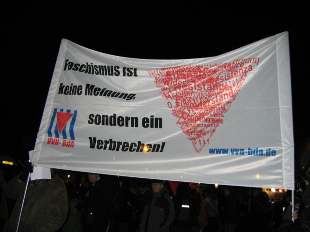 Spandoek van http://www.vvn-bda.de 