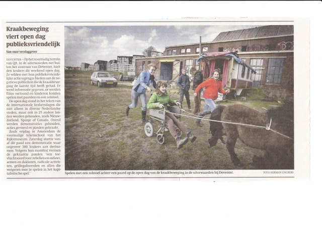 Artikel in Trouw