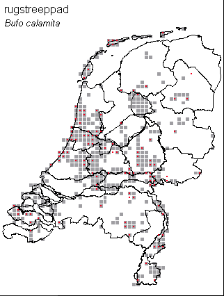 verspreidingskaart rugstreeppad