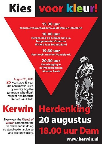 poster kerwin herdenking