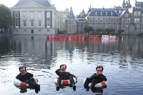 Actievoerders in de HOfvijver