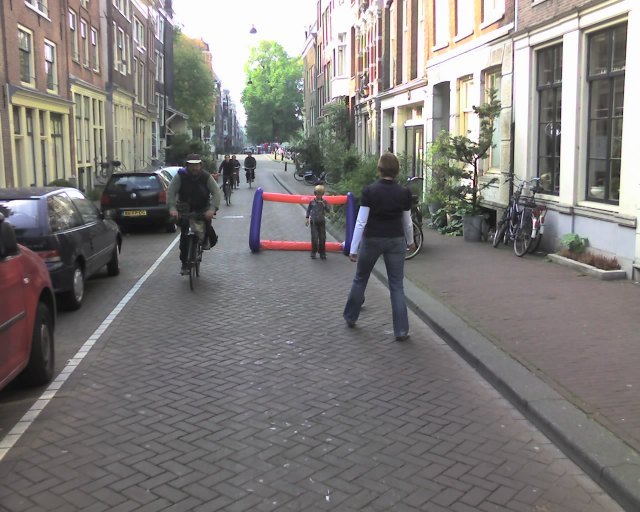 Doelpunt op straat