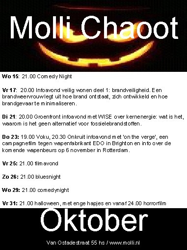 oktober programma