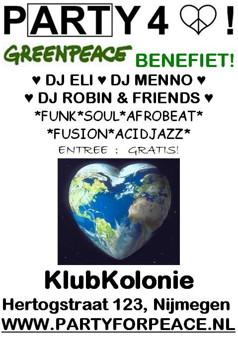 Funk For Greenpeace 13 nov in Nmgn