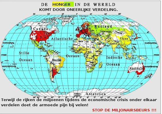 Honger en ellende gaan door