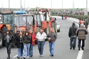 Blokkade stakende boeren