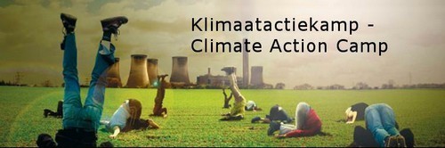 De flyer van het. KlimaatKamp 2009