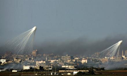 witte sulphur boven gaza