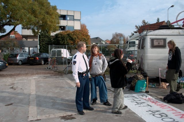 Politie kwam een kijkje nemen