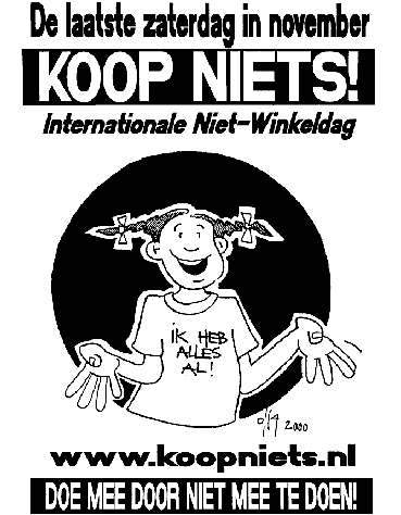 poster niet winkeldag 2009 