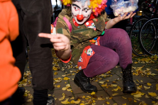 snoep voor de buurtkinderen