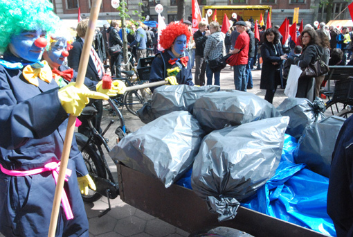 a success for the cleaners cheered by the wide public