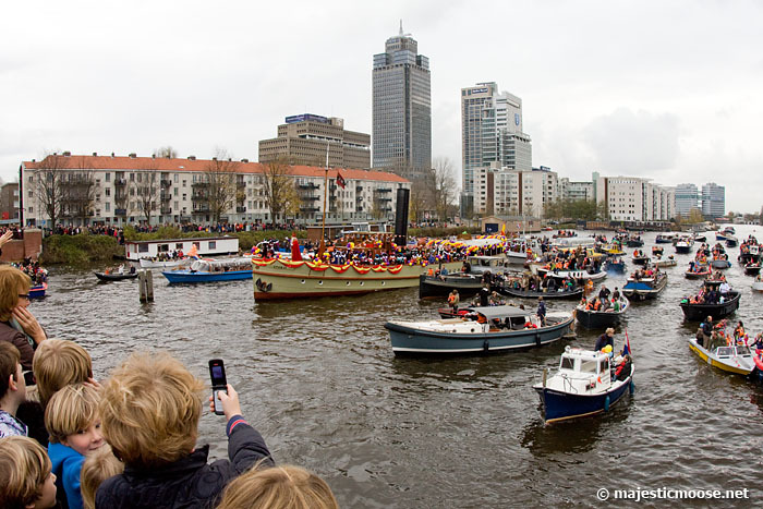 De goedheiligman op de Amstel