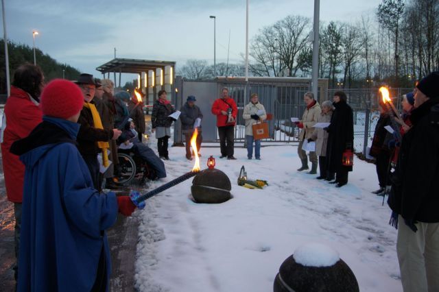 wake in de sneeuw foto Henri Siersma