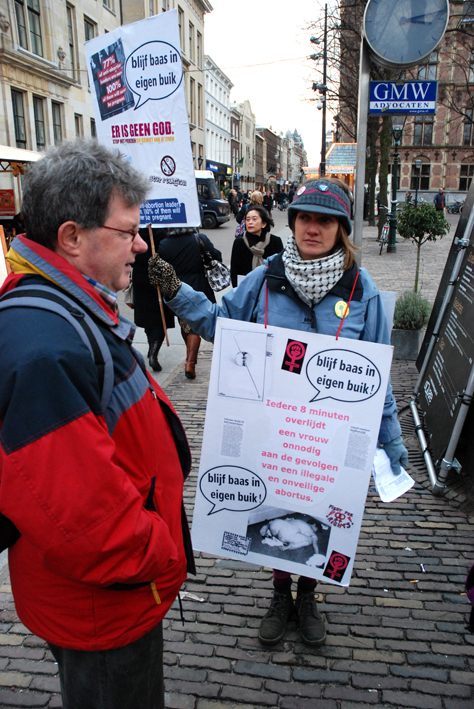 Kleine feministische tegenactie