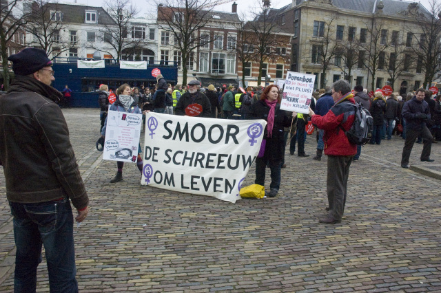 smoor de schreeuw om leven