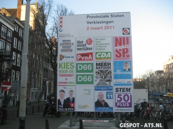 Verkiezingsbord.