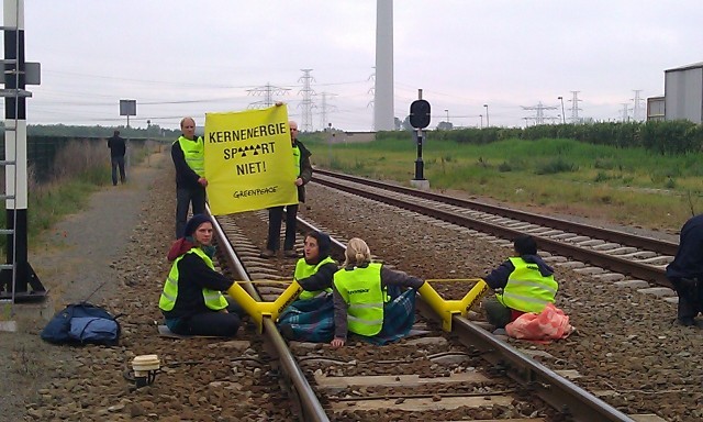 blokkade van Greenpeace