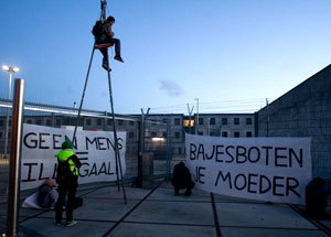 Oude foto van een mooie blokkade