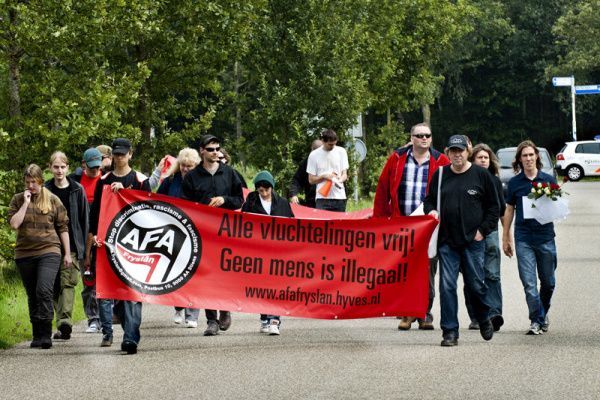 Bij aankomst.bron foto: Dagblad van het Noorden