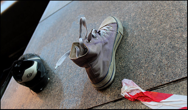 Schoenen op de effectenbeurs