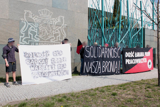 picket NL ambassade Warszaw