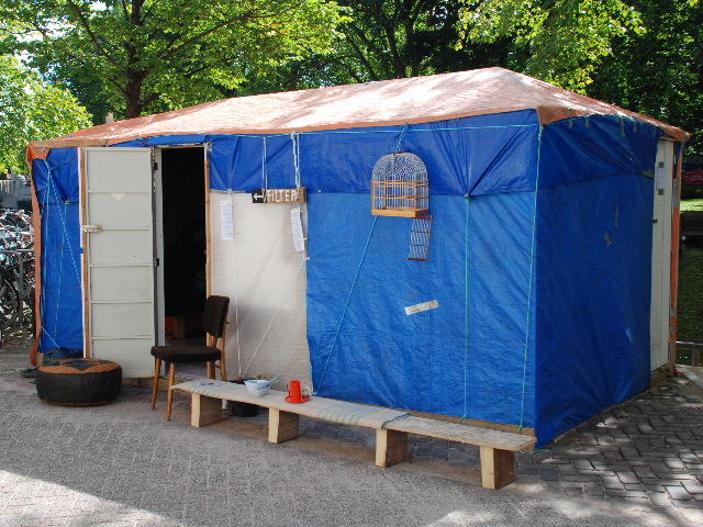 hut, decor voor theatervoorstelling FILTER