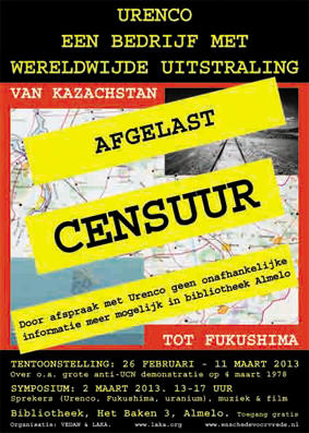 Tentoonstelling en symposium afgelast wegens censuur