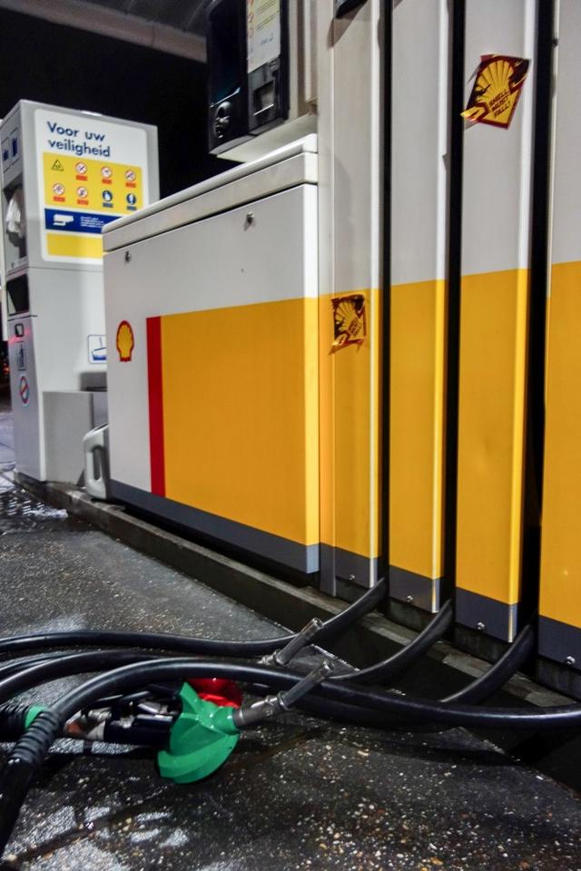 Shell pompstation op slot