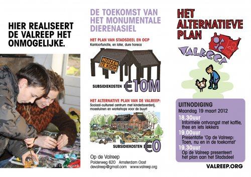 Buitenkant van flyer die vandaag wordt verspreid. Helpen? 18.00 @ Dierenasiel